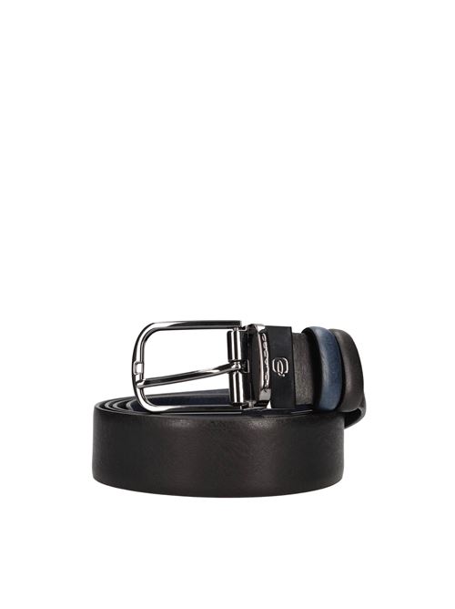 Cintura in pelle PIQUADRO | CU4877B3NERO-BLU SCURO